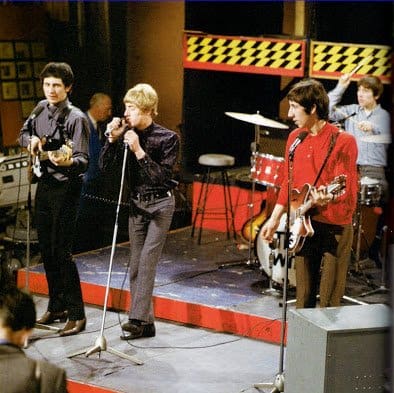 Photo of The Who on Ready Steady Go taken by Dezo Hoffman