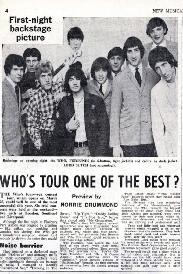 New Musical Express article from February 11, 1966