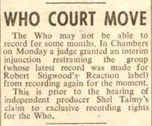 News clipping describing the events of April 4, 1966