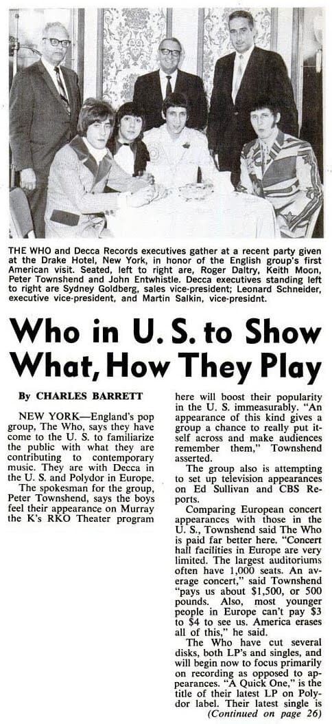 Billboard article from April 8, 1967