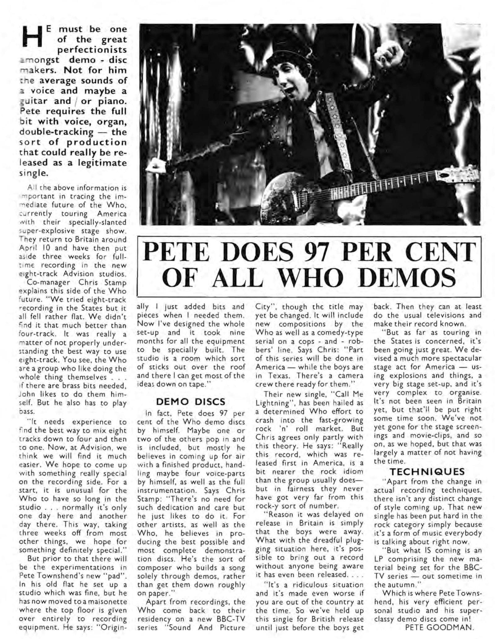 Article from the April 1968 issue of Beat Instrumental