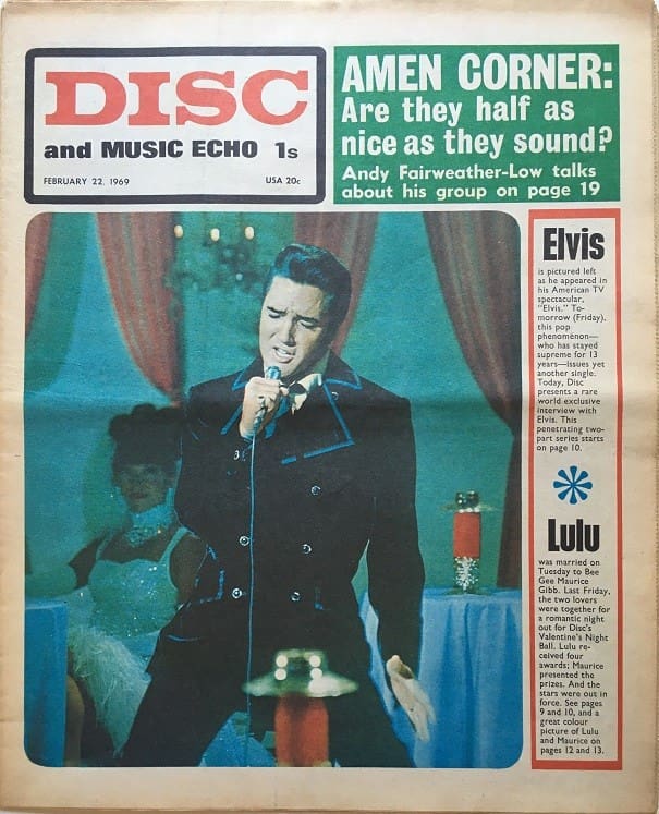 Cover of Disc and Music Echo from February 22, 1969