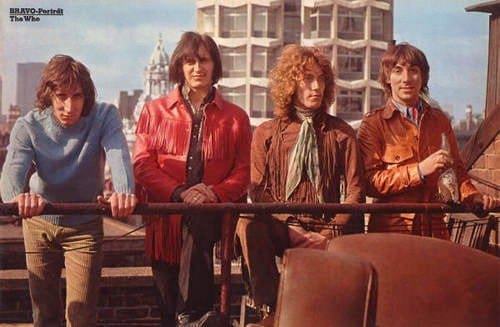 Photo of The Who taken on March 31, 1969