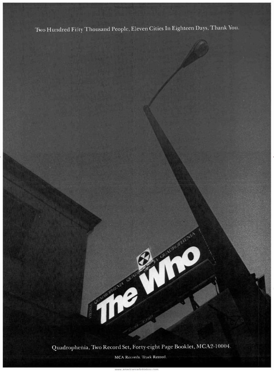 Ad from Billboard magazine on January 26, 1974