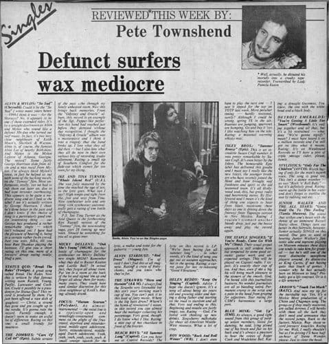 New Musical Express magazine from April 27, 1974