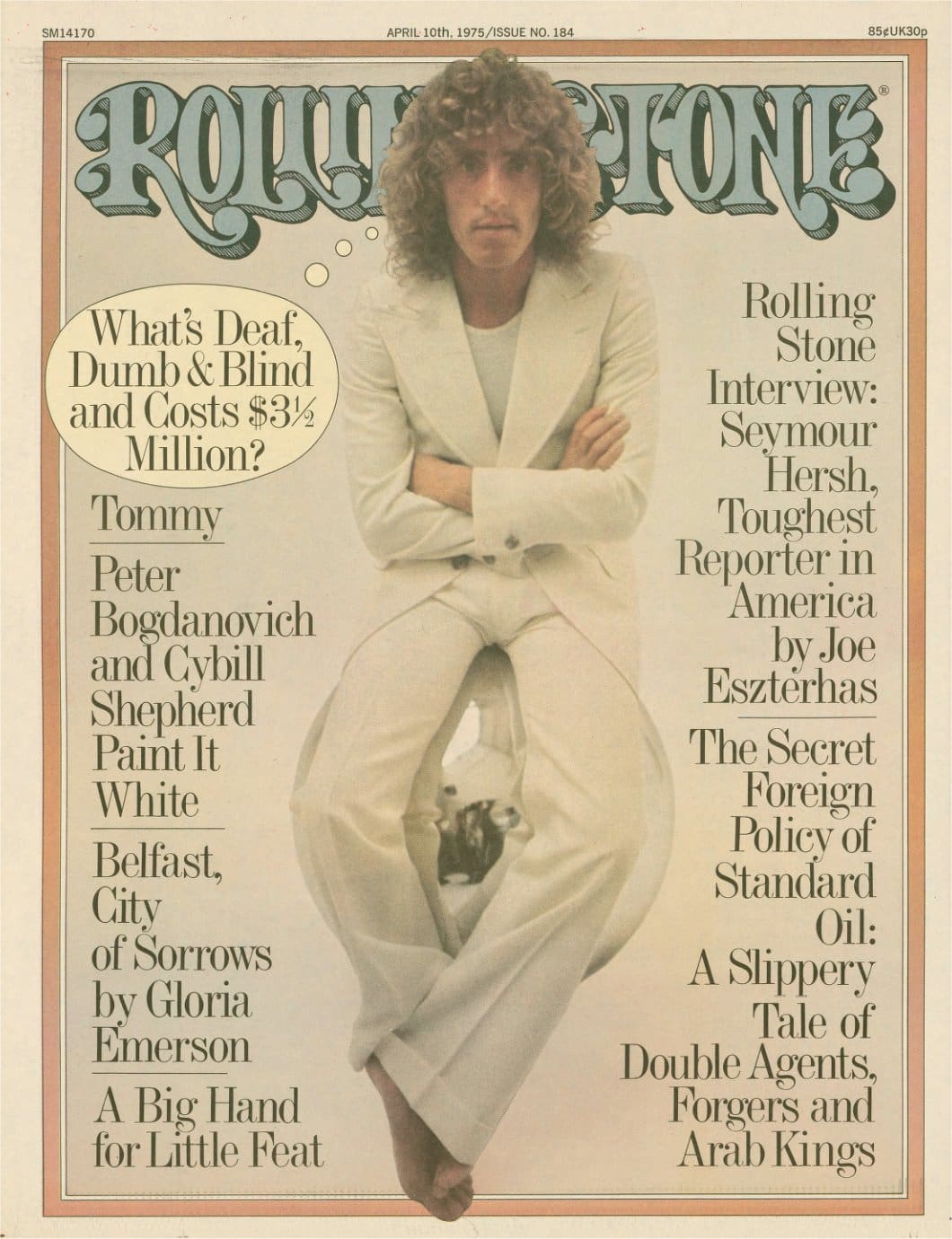 Cover of Rolling Stone magazine from April 10, 1975