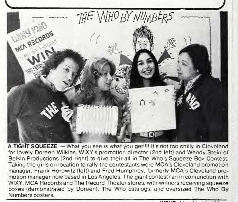 Cashbox magazine photo from February 14, 1976 issue