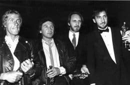 The Who at the Novello Awards on April 29, 1982