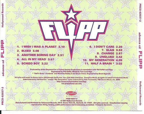 Back cover of the 