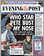 Bristol Evening Post cover from February 26, 2006