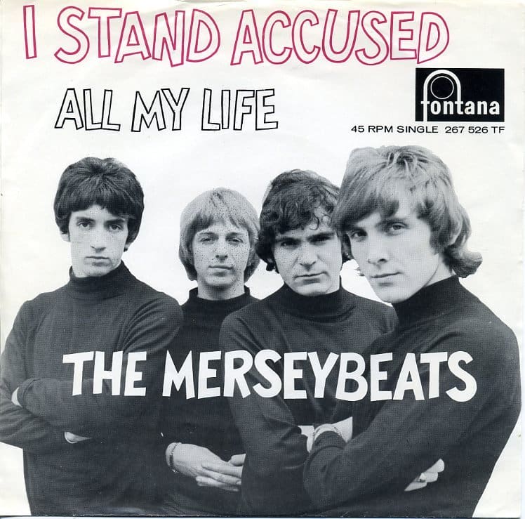 I Stand Accused by The Merseybeats Picture Sleeve from The Netherlands