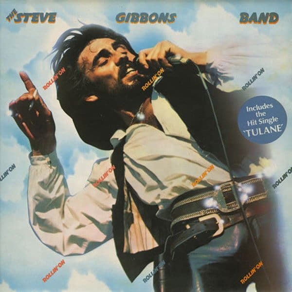 Cover of Steve Gibbons Band LP "Rollin"