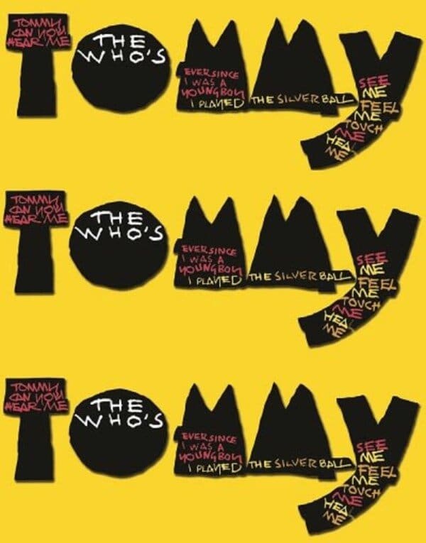Tommy on broadway poster