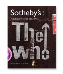 Cover of Sotheby's - The John Entwistle Collection