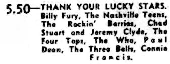 TV listing for